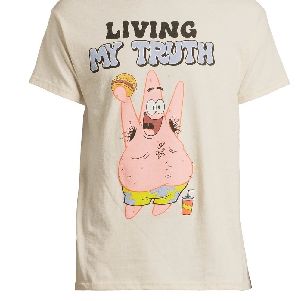 SpongeBob SquarePants Men's and Big Men's Patrick Graphic Print Tee